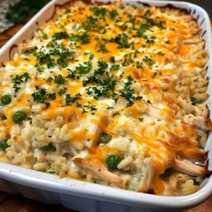Creamy Chicken & Rice Casserole
