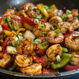 Shrimp and Pepper Stir-Fry