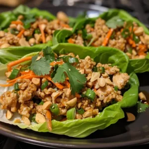 Thai Chicken Lettuce Wraps
