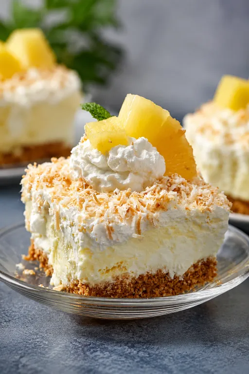 No-Bake Pineapple Cream Dessert