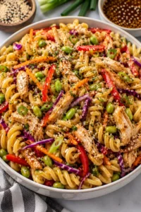 Asian Sesame Chicken Pasta Salad