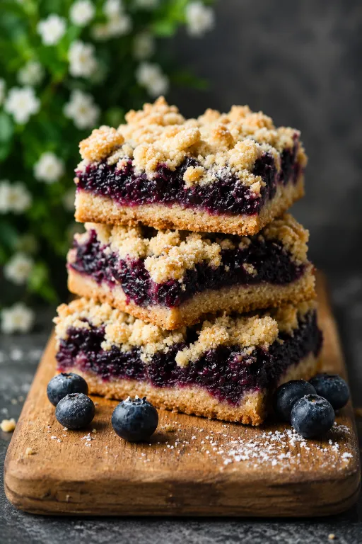 Blueberry Crumble Bars
