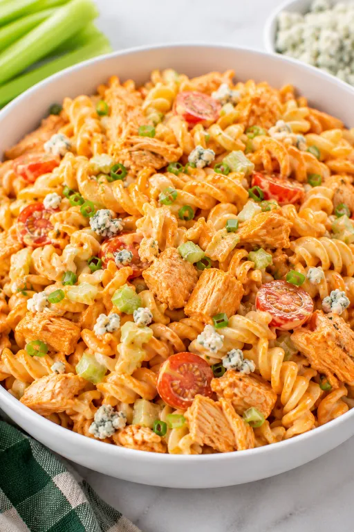 Buffalo Chicken Pasta Salad