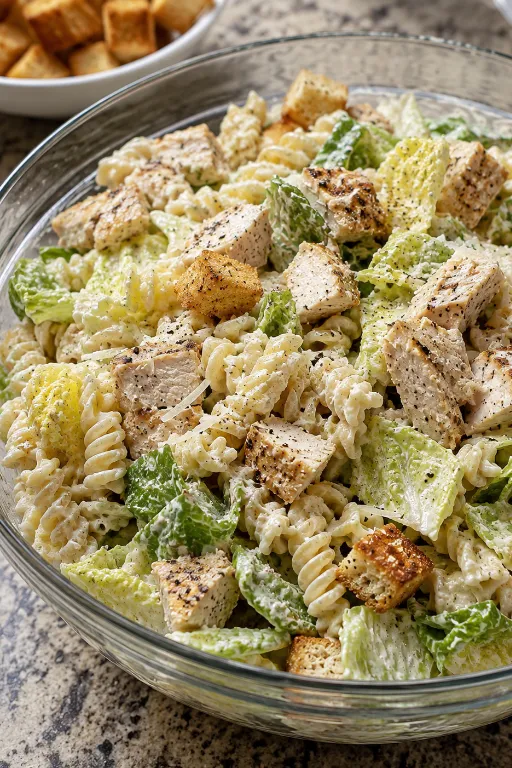 Chicken Caesar Pasta Salad