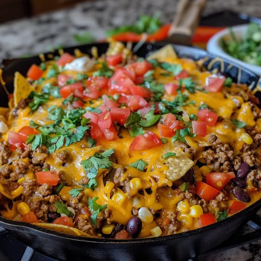 Ground Beef Taco Skillet