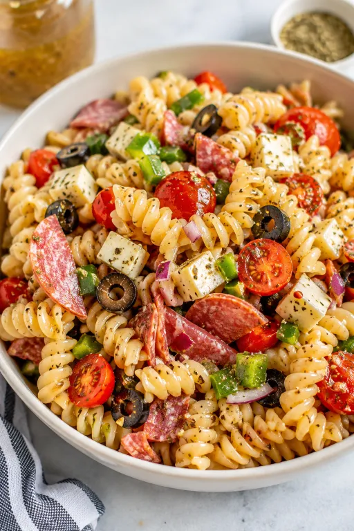 Italian Dressing Pasta Salad