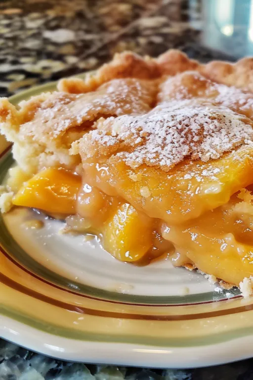Old Time Peach Cobbler