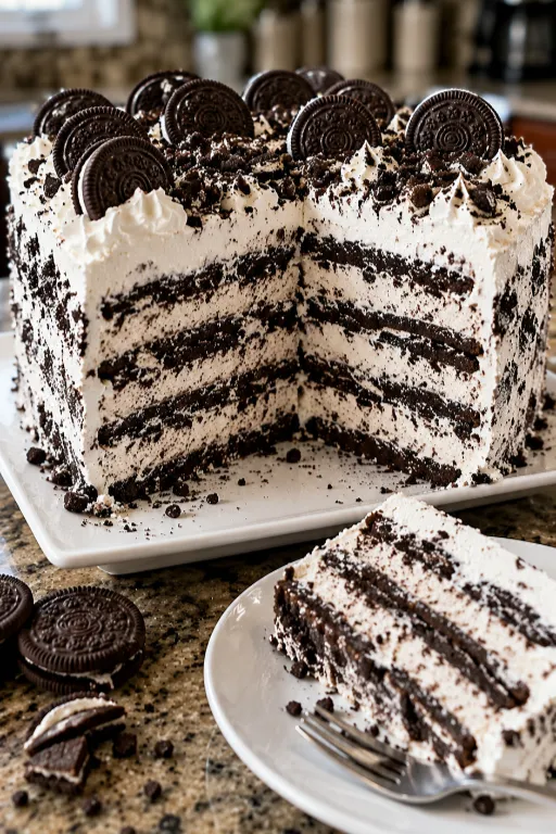 Oreo Icebox Cake