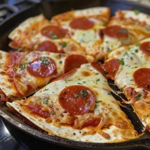 Pepperoni Pizza Quesadilla