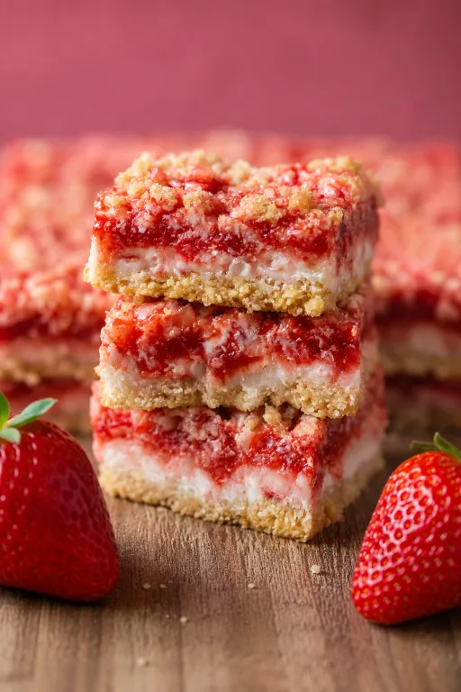 Strawberry Crunch Brownies