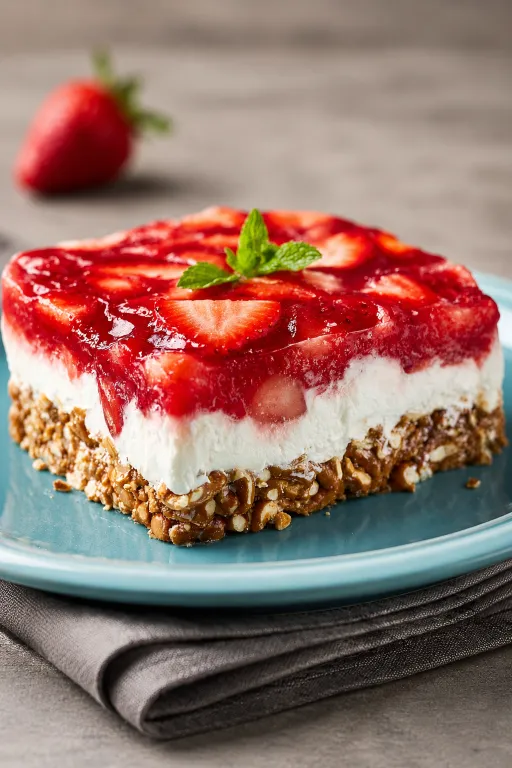 Strawberry Pretzel Salad