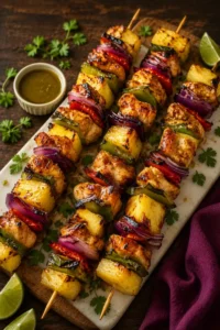 Hawaiian Chicken Kabobs