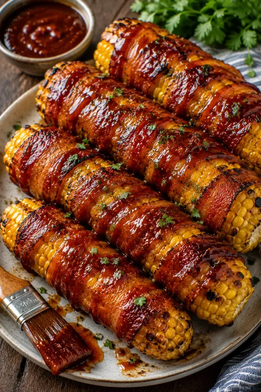 Bacon Wrapped Corn