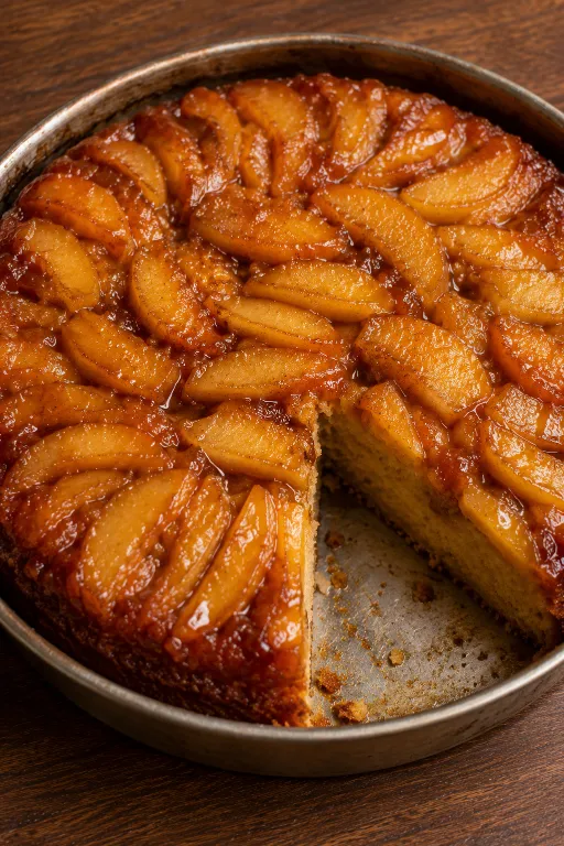 Caramel Apple Upside Down Cake