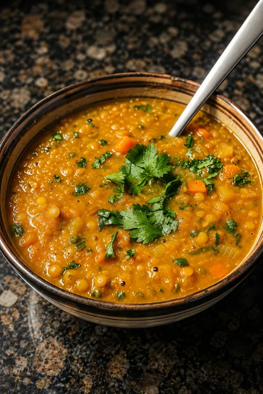 Curried Red Lentil Soup