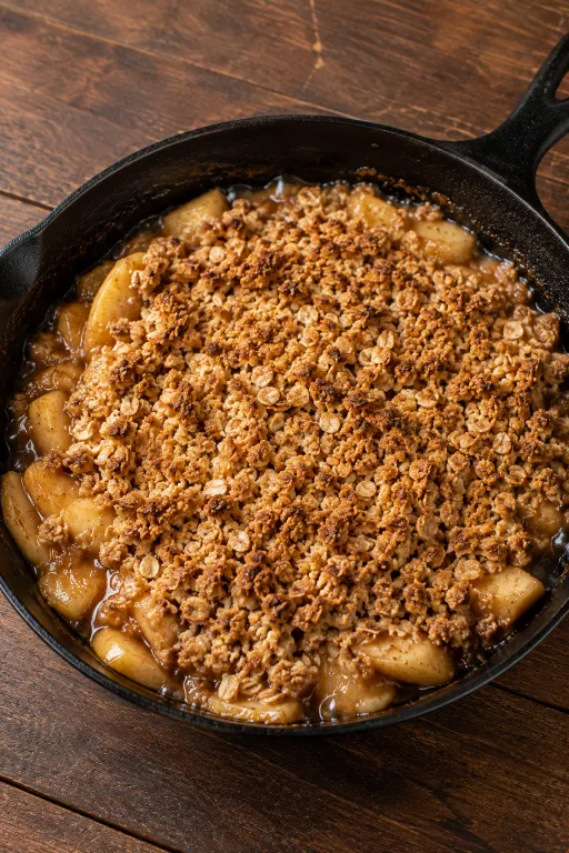 Easy Skillet Apple Crisp