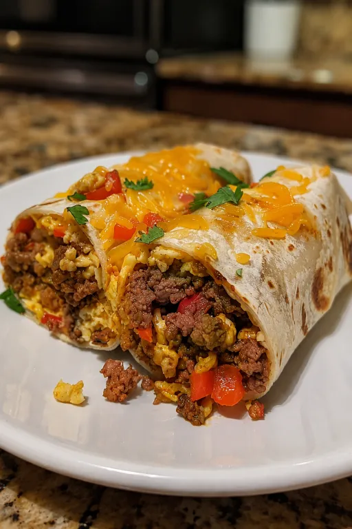 Easy Breakfast Burritos (15 Minutes)