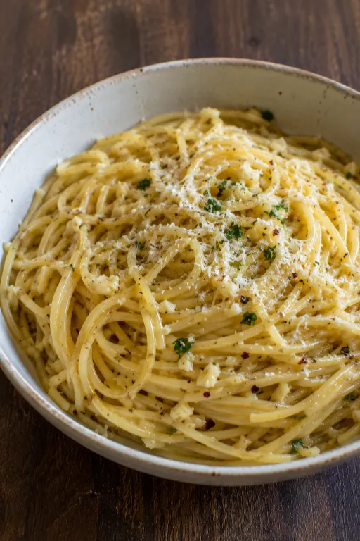 Garlic Butter Pasta with Parmesan