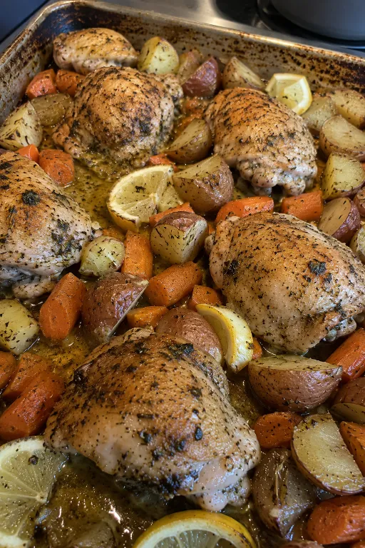Lemon Herb Sheet Pan Chicken