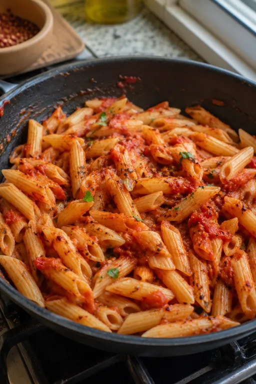 Pasta Arrabbiata (Easy & Spicy)