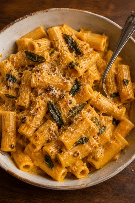 Pumpkin Pasta with Brown Butter