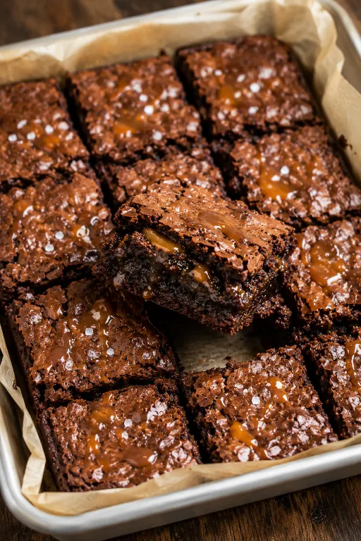 Salted Caramel Brownies