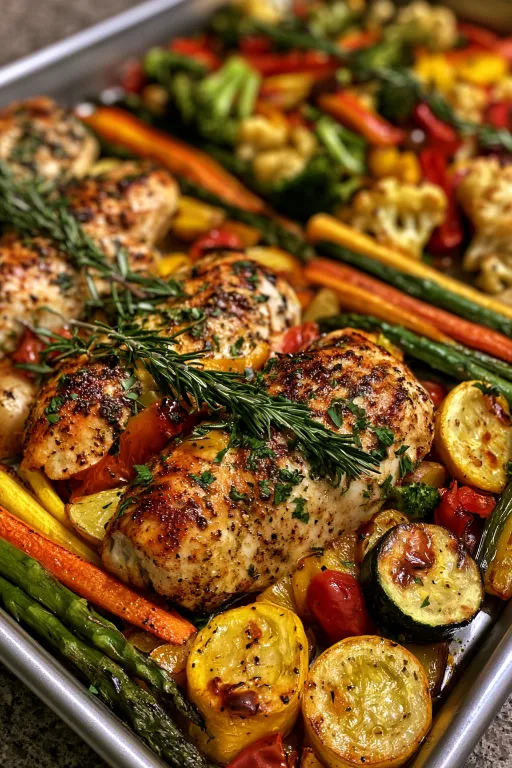 Sheet Pan Chicken and Veggies