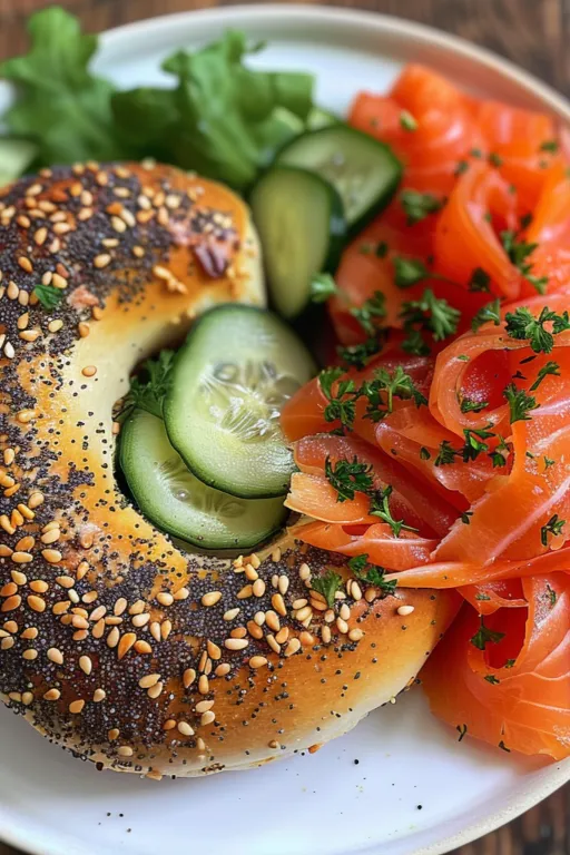 Smoked Salmon Bagel Plate
