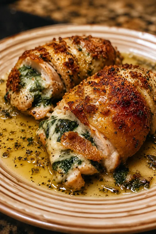 Spinach Stuffed Chicken Breast