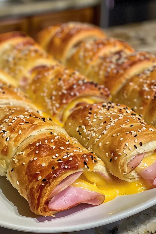 Air Fryer Ham and Cheese Roll Ups