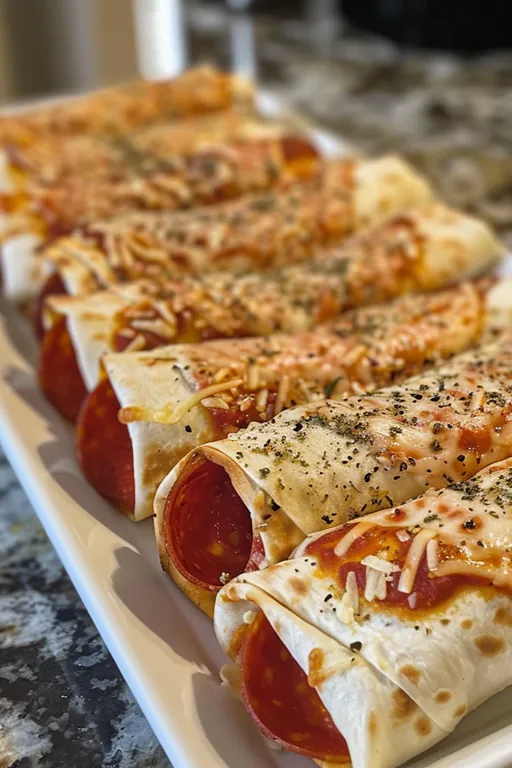 Air Fryer Pizza Roll Ups