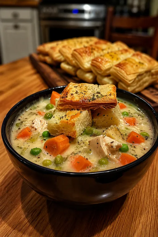 Crockpot Chicken Pot Pie Soup