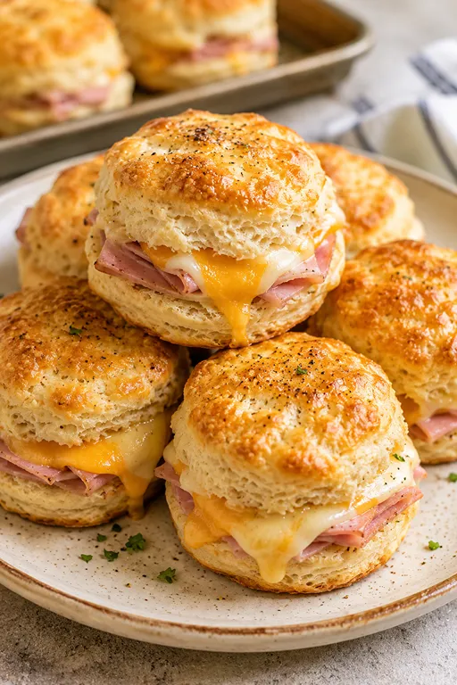 Ham and Cheese Biscuits