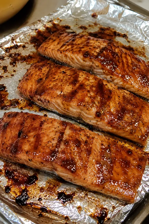 Honey BBQ Grilled Salmon Fillet