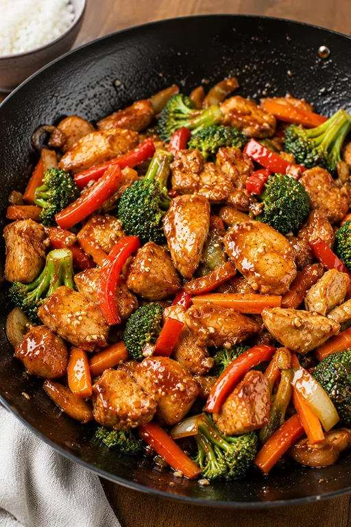 Honey Garlic Chicken Stir Fry