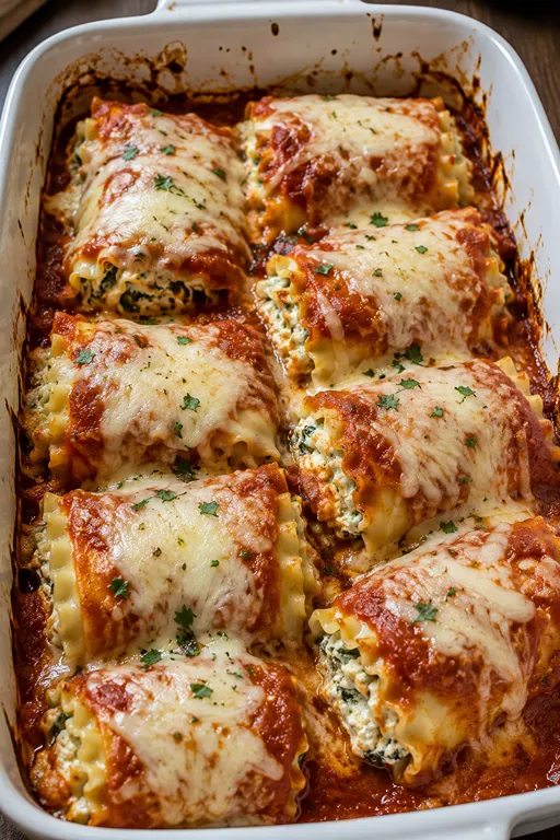 Easy Lasagna Roll Ups
