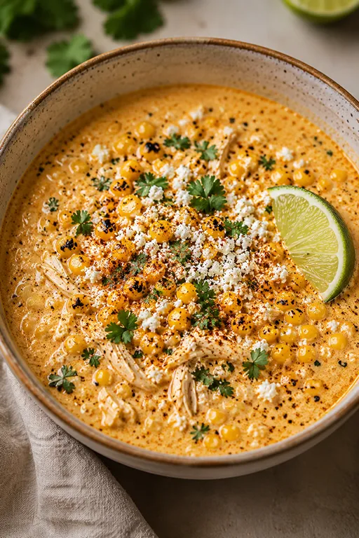 Mexican Street Corn Soup