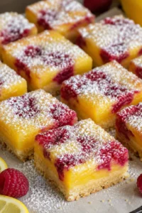 Raspberry Lemon Bars
