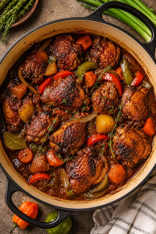 Jamaican Brown Stew Chicken