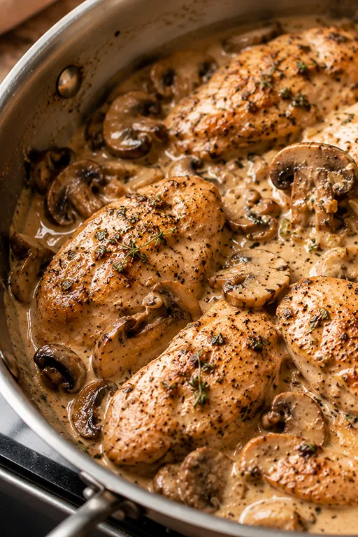 30-Minute Creamy Mushroom Chicken