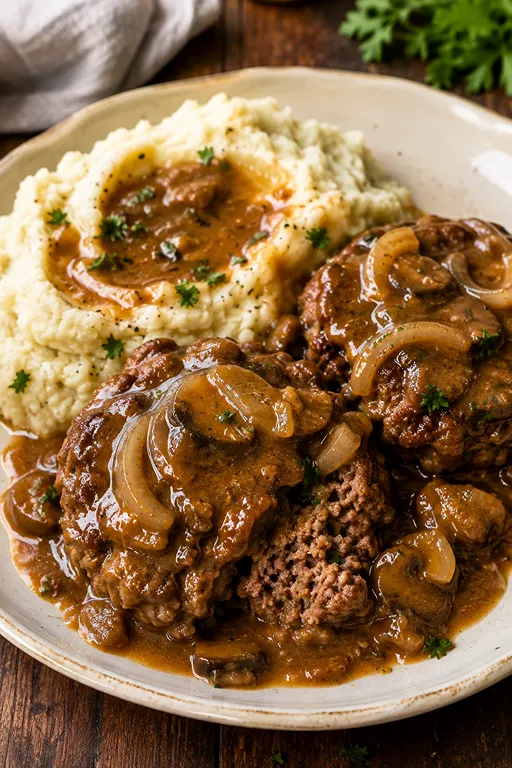 Slow Cooker Salisbury Steak