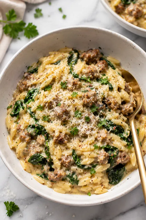 Italian Sausage Orzo