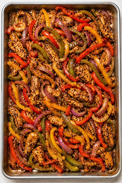 Sheet Pan Chicken Fajitas